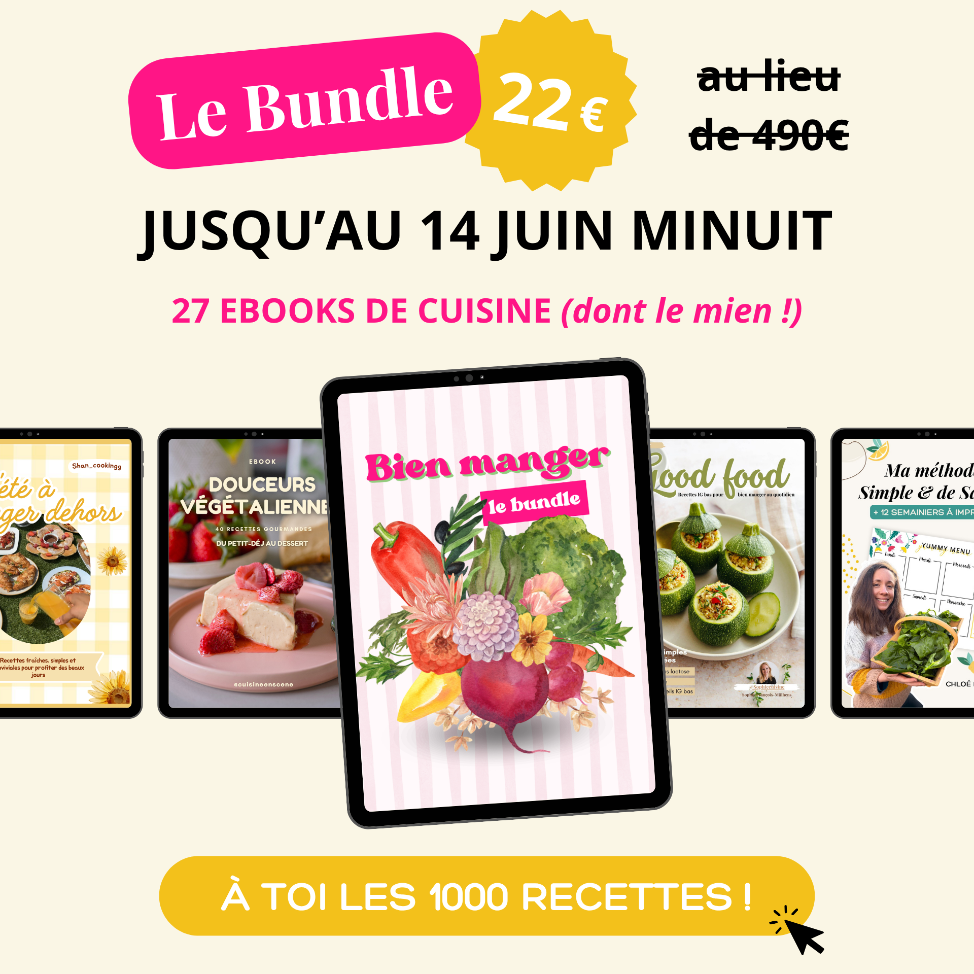 Bundle 27 ebooks bien manger