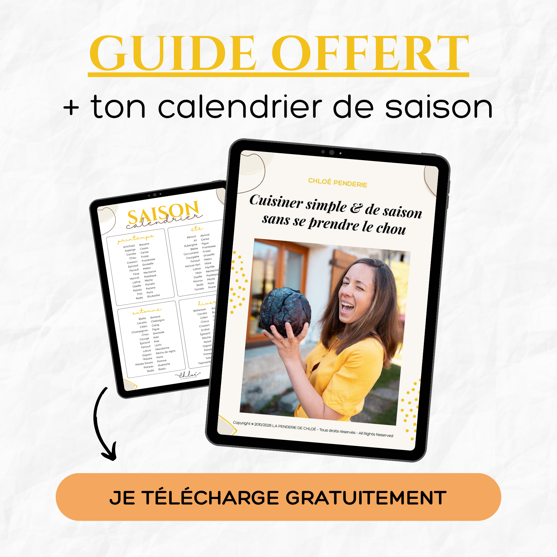 Ebook cuisine de saison offert