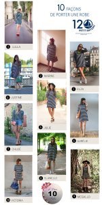 1P10S #22 La robe rayée Petit Bateau