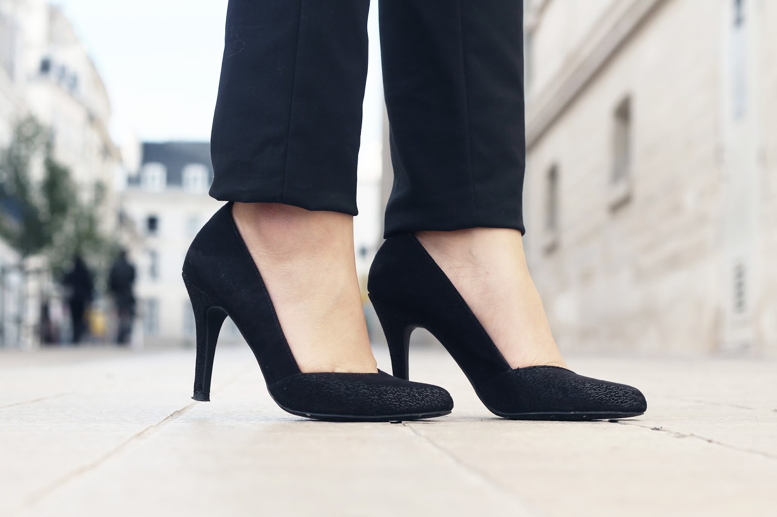escarpins noirs zara