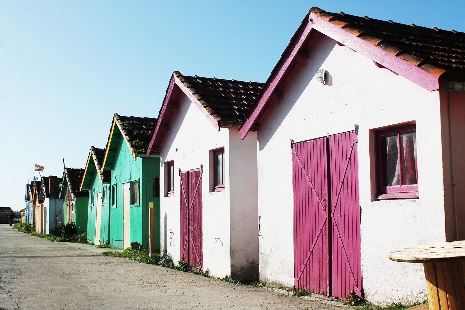 maisons colorées