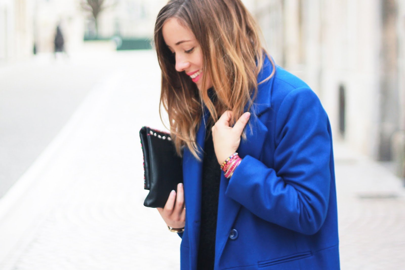 manteau hiver bleu