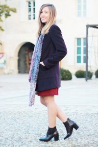 La robe bordeaux à Bordeaux