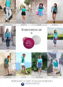 1P10S #54 Le t-shirt vert tropical