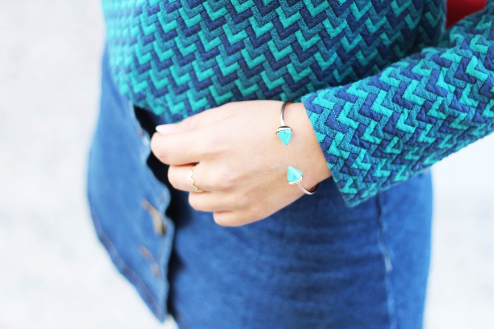 Bracelet pierre turquoise