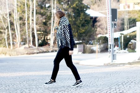 Black & White & Vans