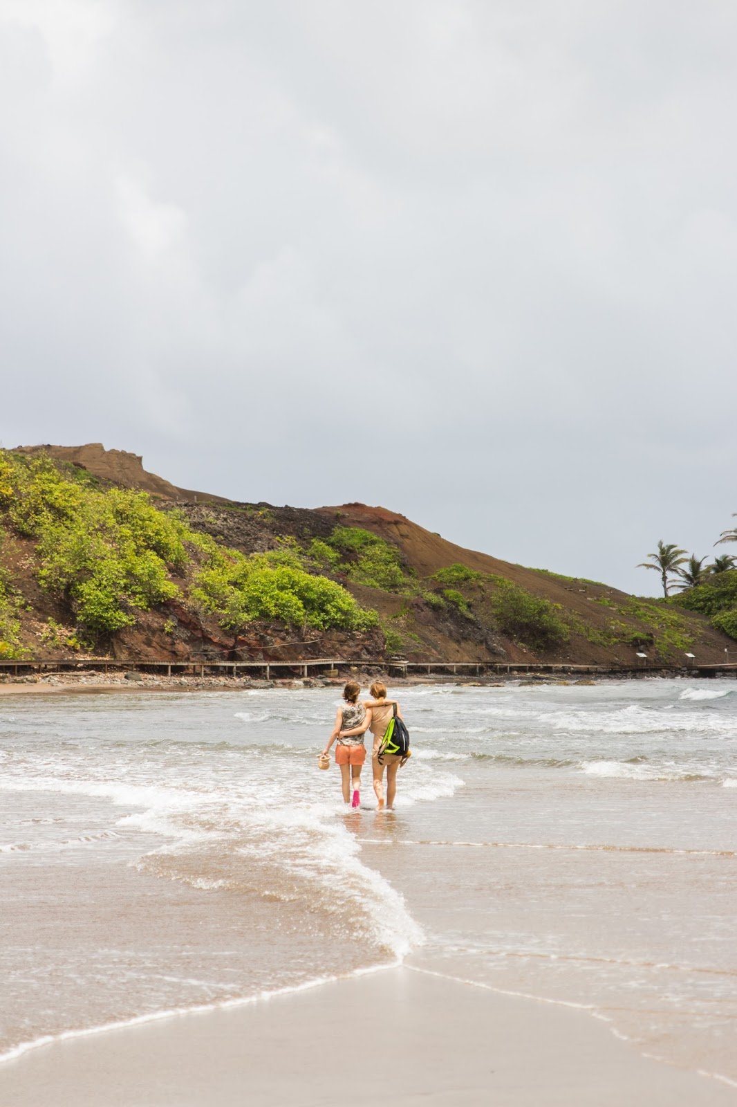 Tombolo Nord de la Martinique 