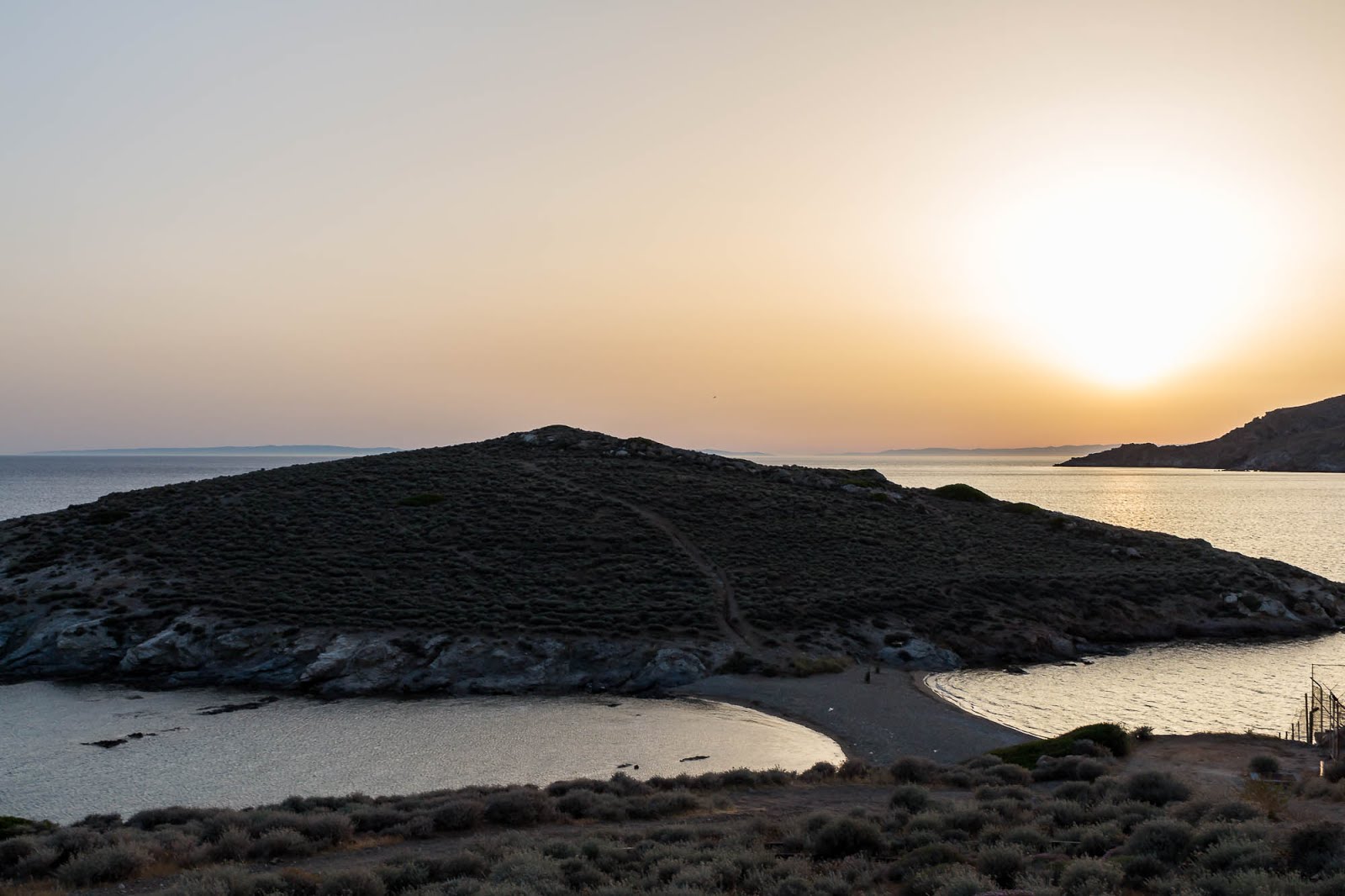 coucher de soleil cyclades