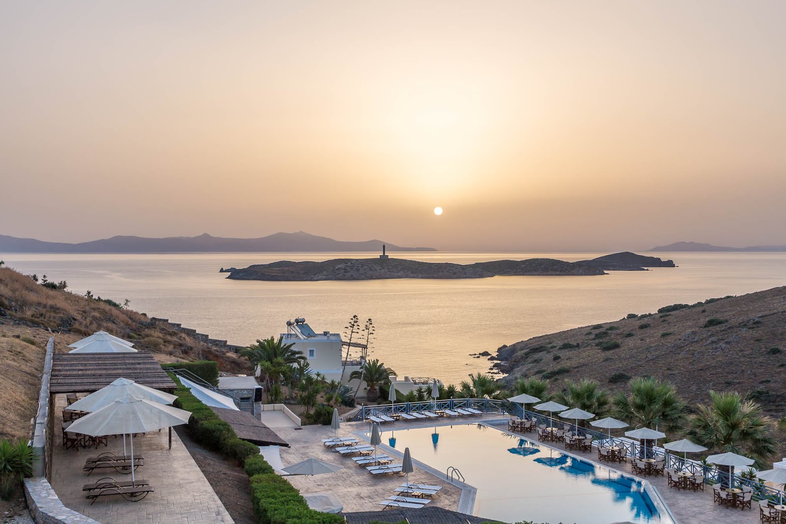 lever de soleil grèce Syros