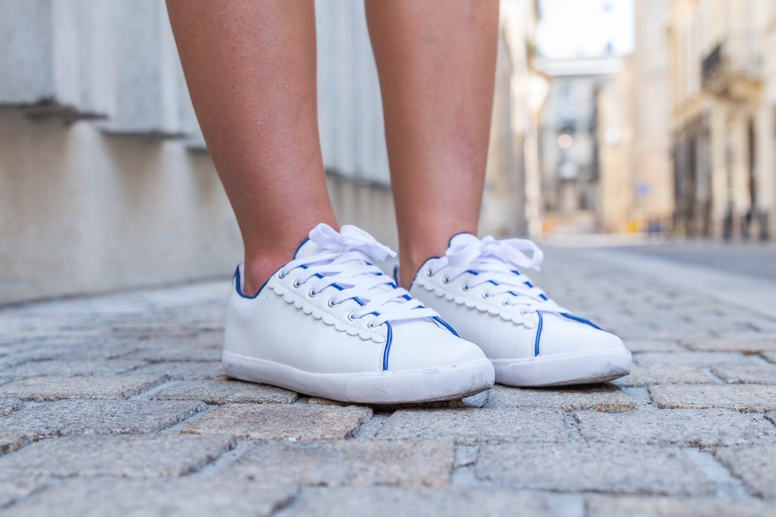 sneakers blanches La Redoute