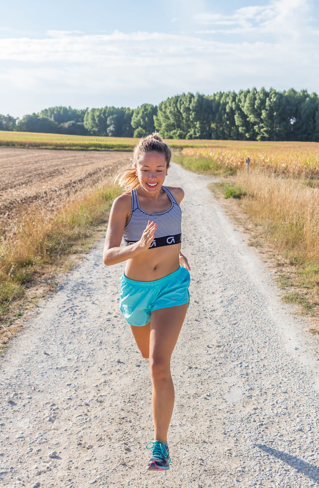 Courir avec le sourire