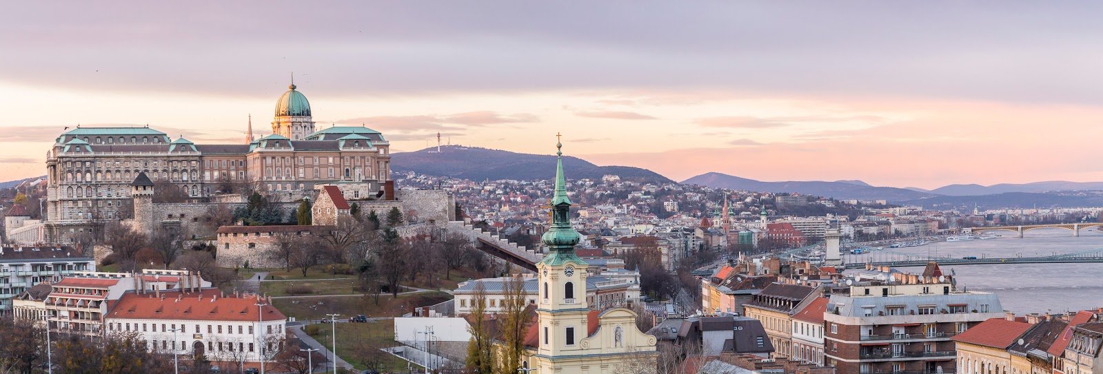 Budapest coucher de soleil sightseeing panorama