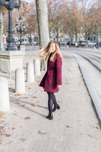 Manteau Bordeaux