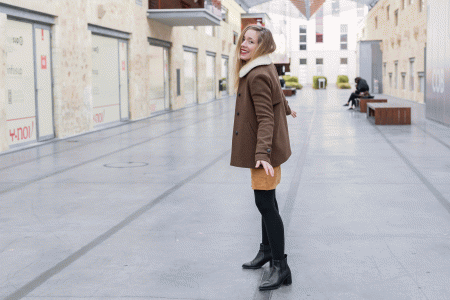 Manteau marron