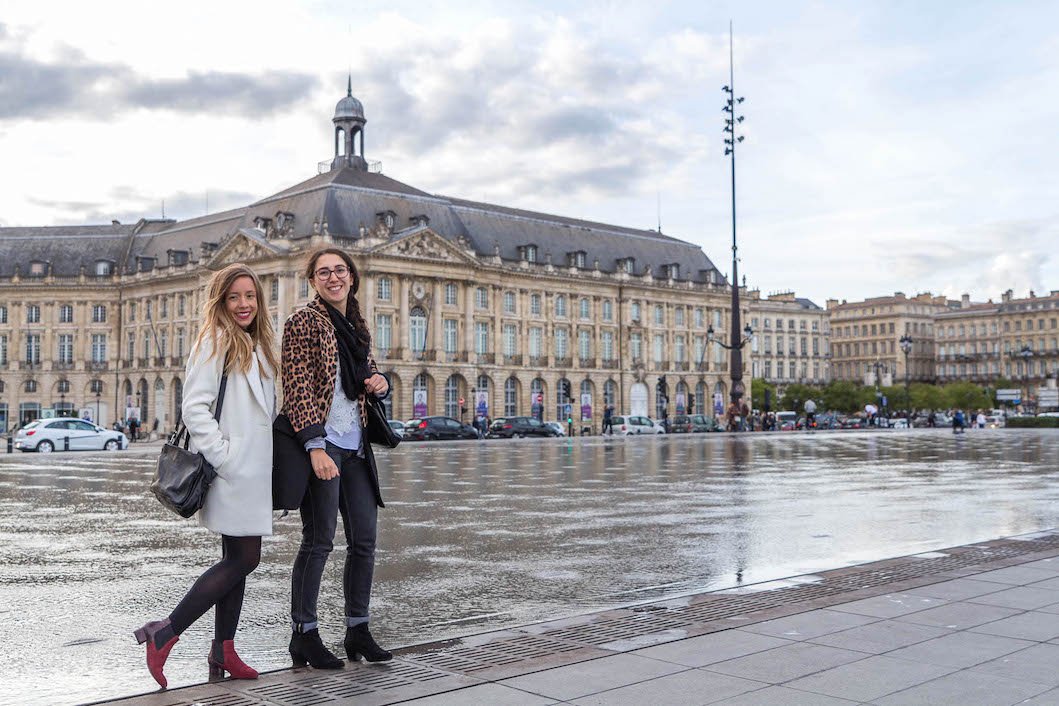 Miroir d'eau visiter Bordeaux 