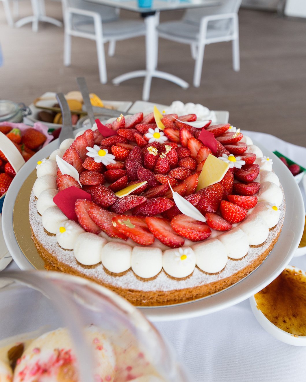 tarte aux fraises Cannes Majestic