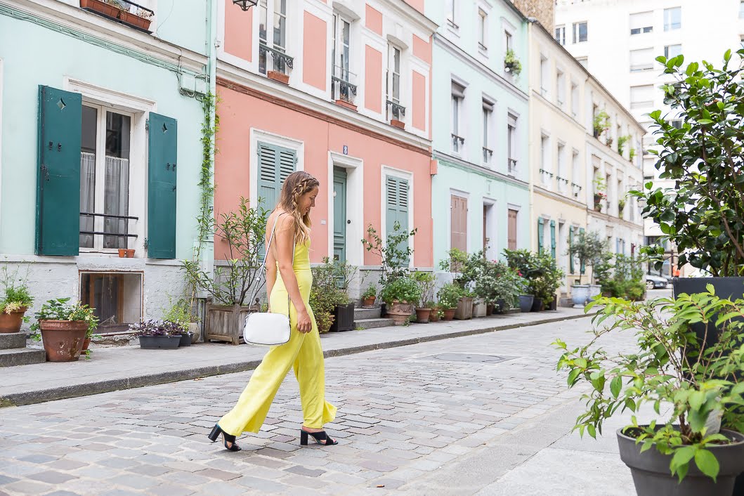 Combinaison pantalon jaune