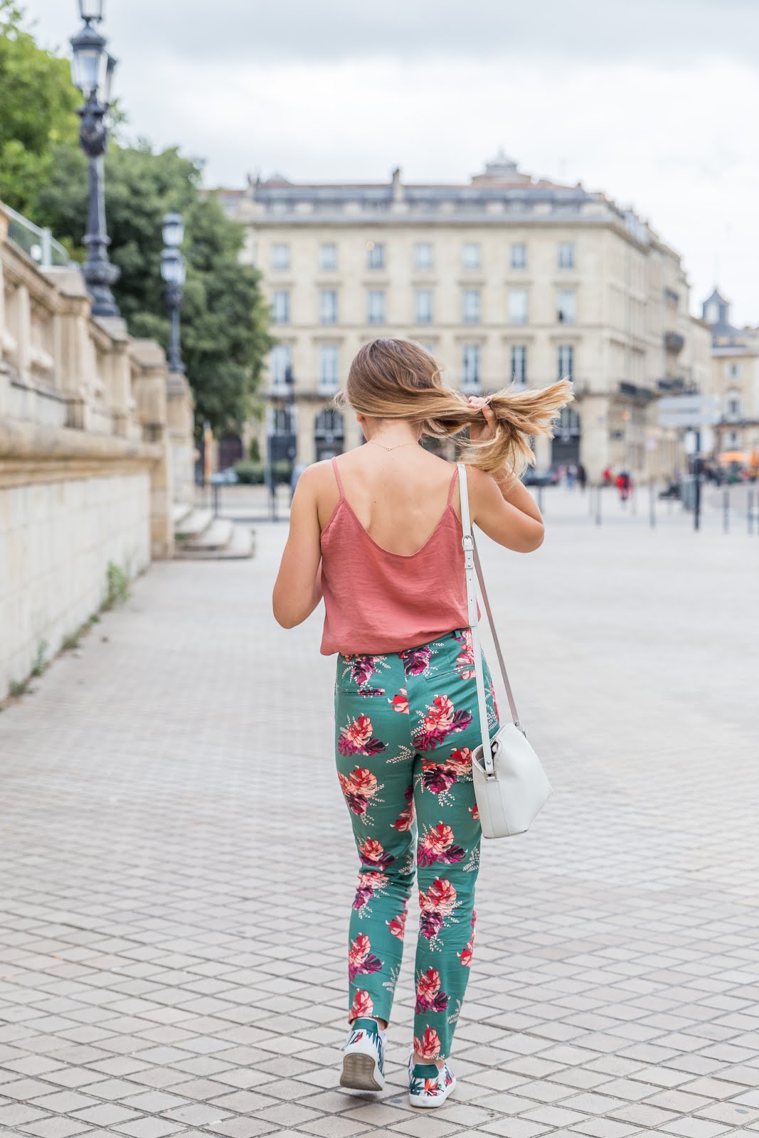 Pantalon à motifs tropical La Redoute