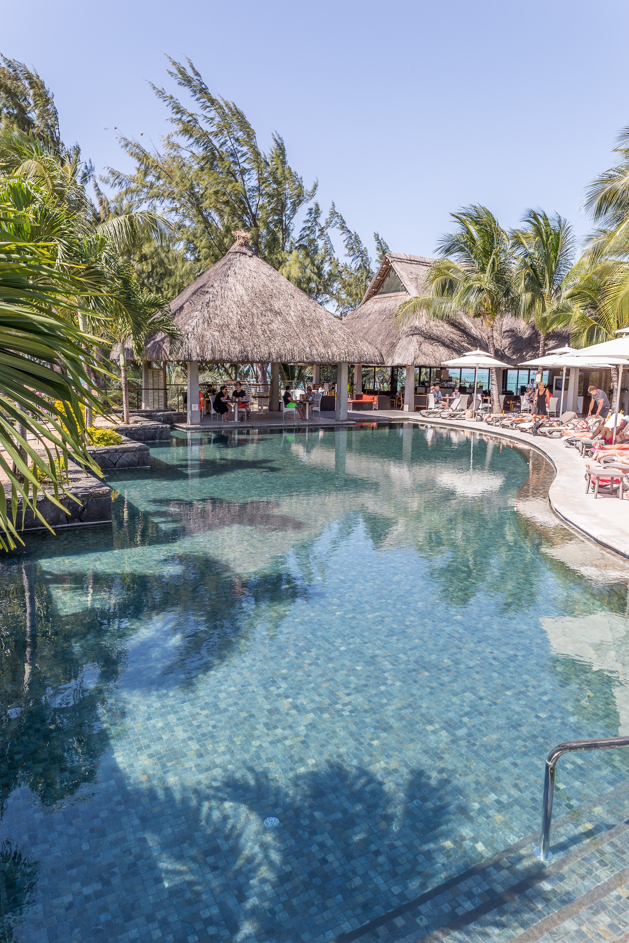 hôtel piscine plage à Maurice