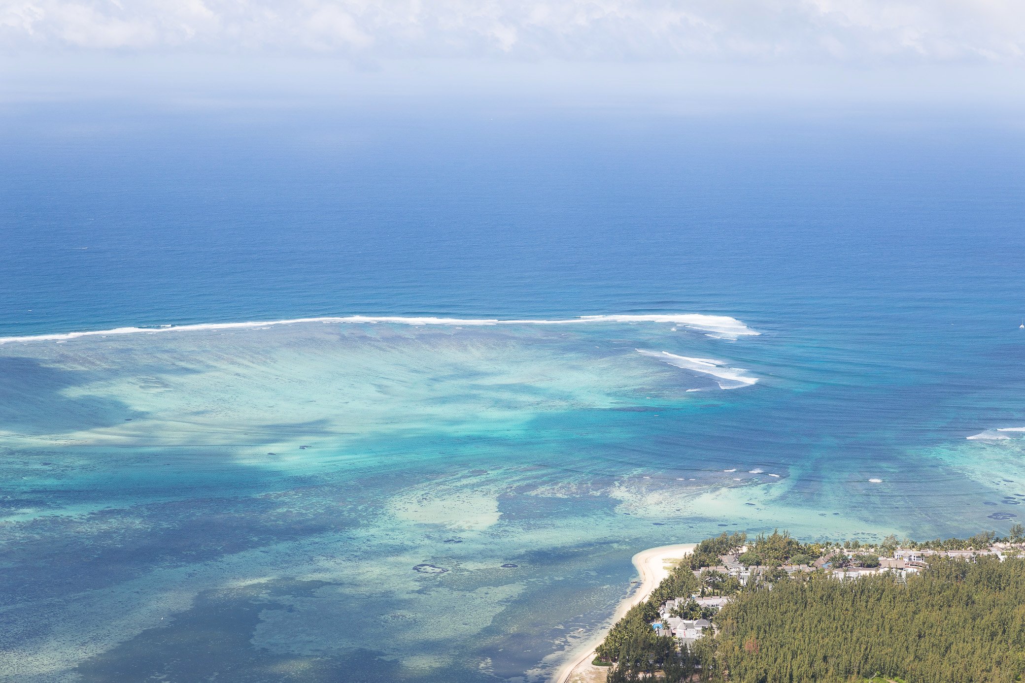 océan lagon île maurice