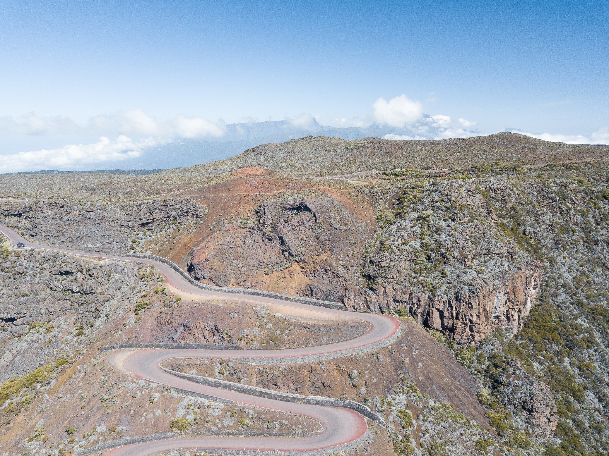 route du volcan la réunion