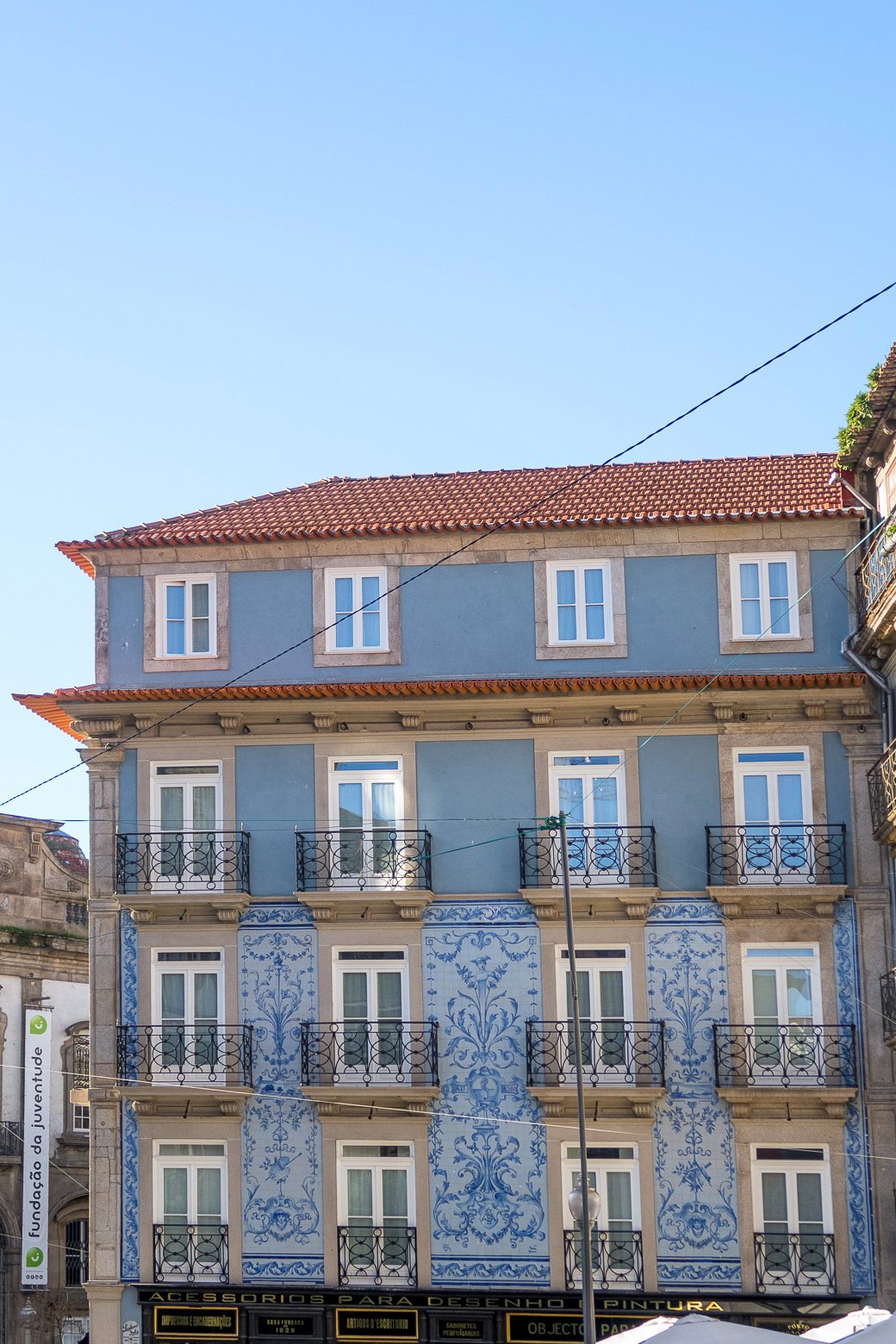 Les façades du vieux Porto