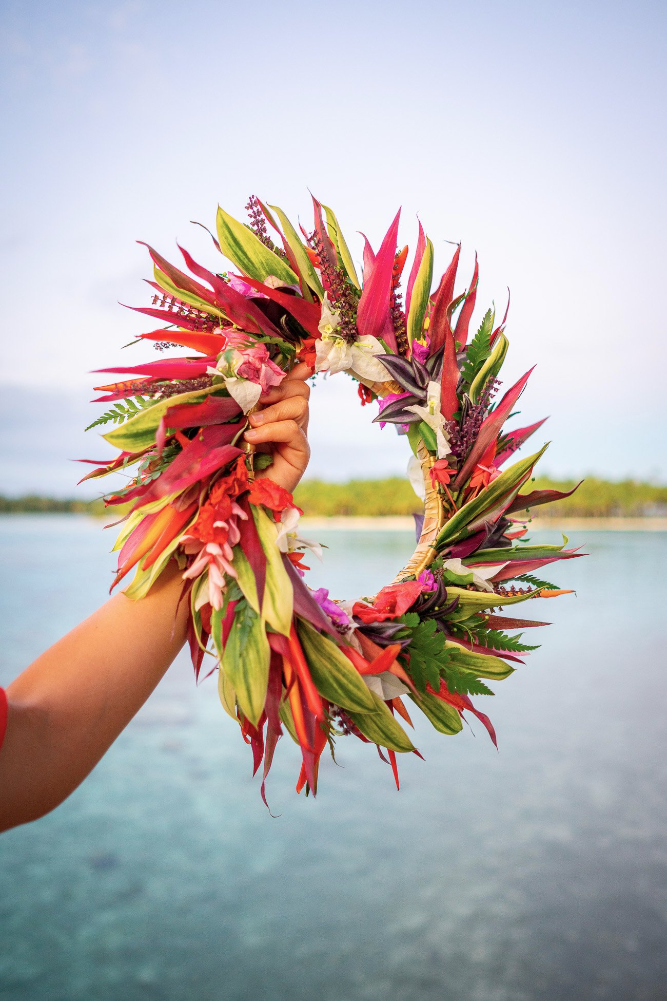 couronne fleurs tahiti