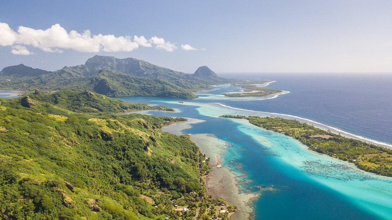 Huahine Polynésie Française île sauvage