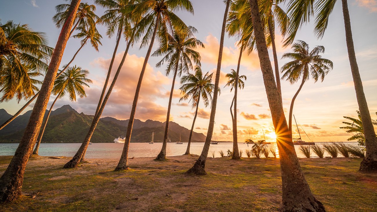 Coucher de soleil Moorea