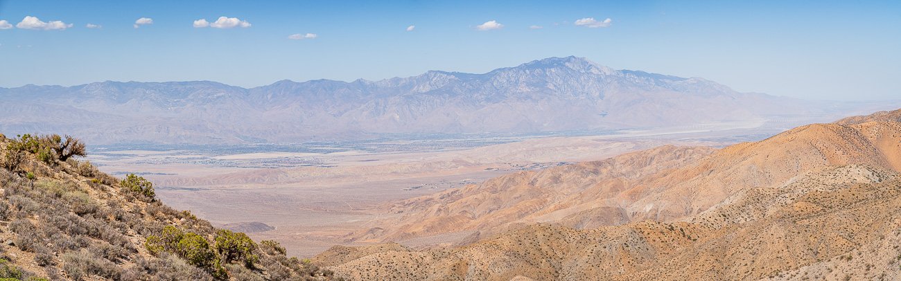 Keys View Joshua Tree panorama