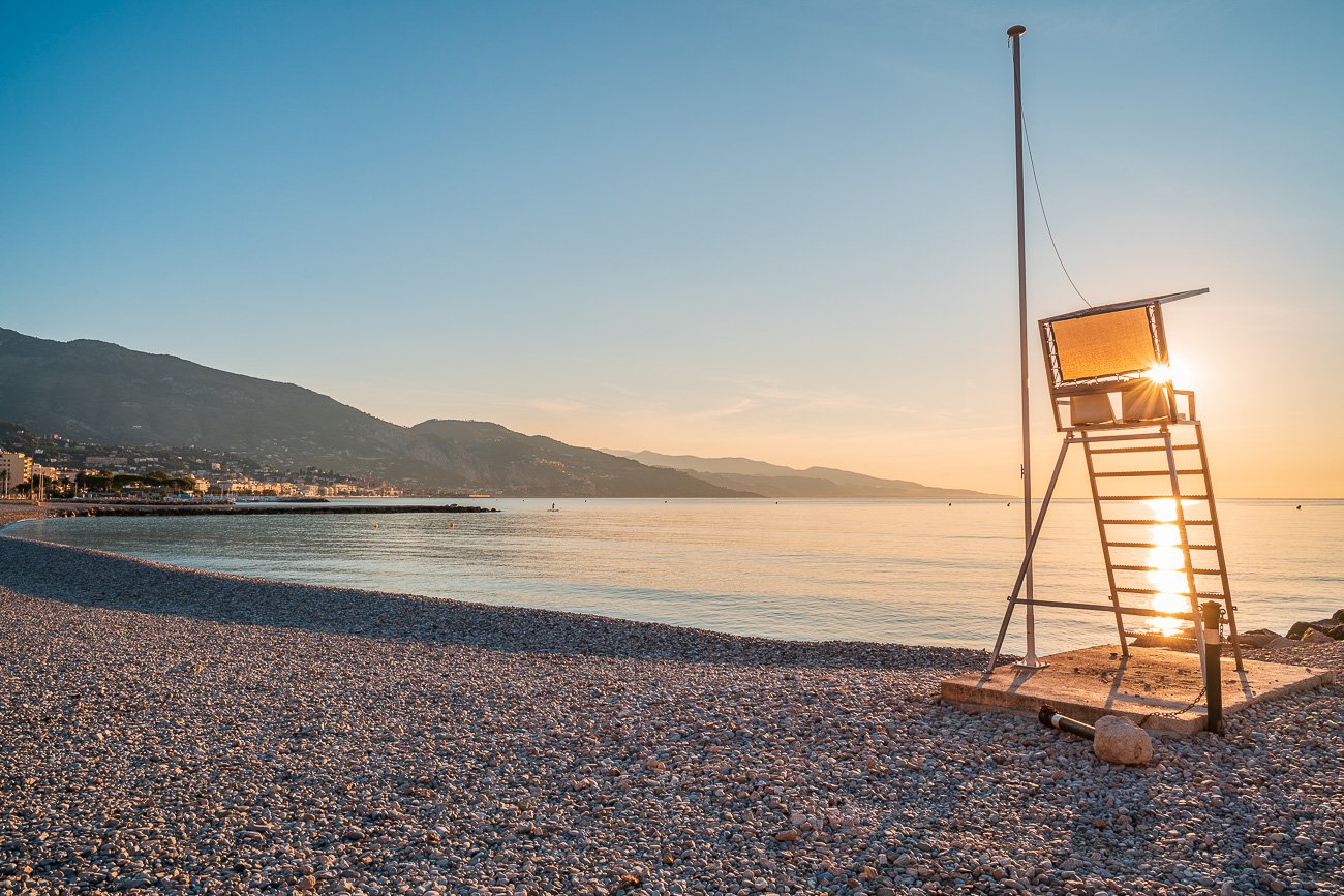Menton soleil plage