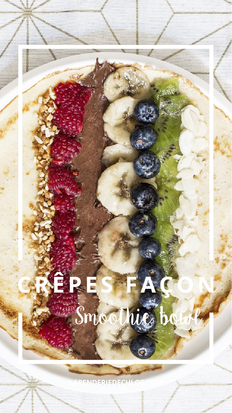 Brunch crêpe smoothie Pinterest