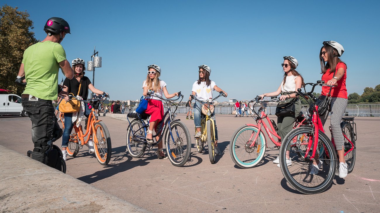 visiter bordeaux vélo électrique