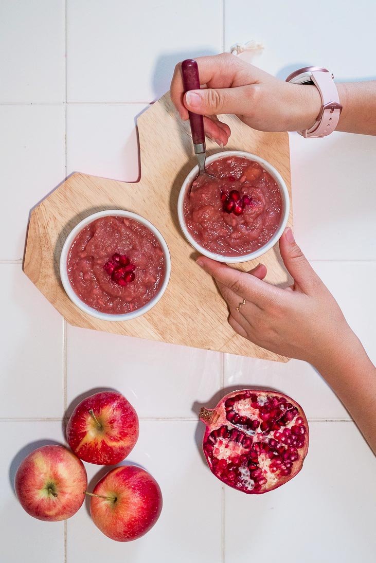 compote de pomme grenade