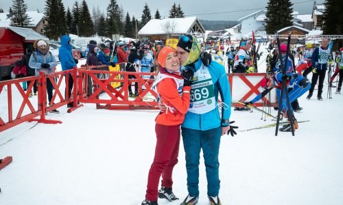 course de ski de fond