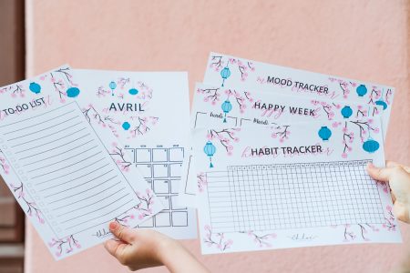 CALENDRIER AVRIL À IMPRIMER + kit d’organisation