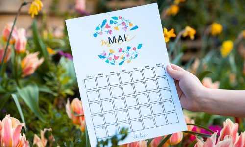 Calendrier mai à imprimer