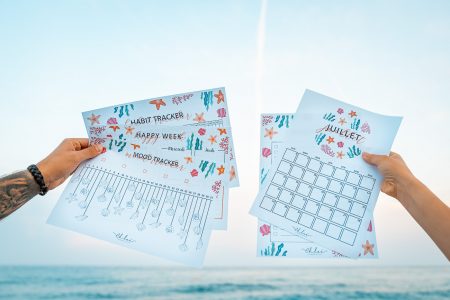 CALENDRIER JUILLET À IMPRIMER + kit d&rsquo;organisation