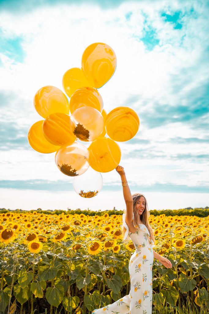 Influenceuse tournesol photo instagram