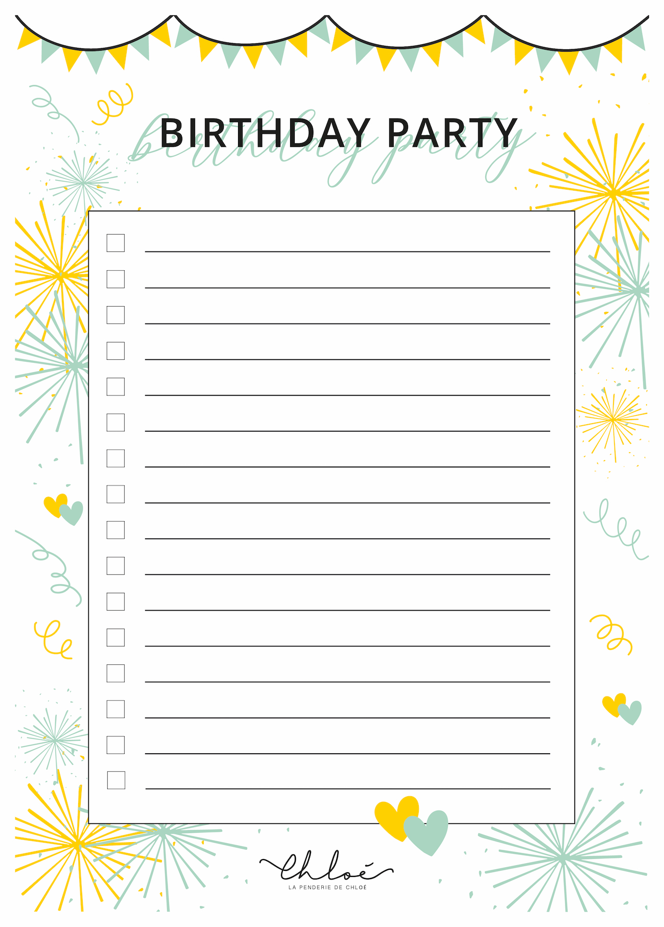 Organiser une fête d'anniversaire, blog lifestyle | La Penderie de Chloé