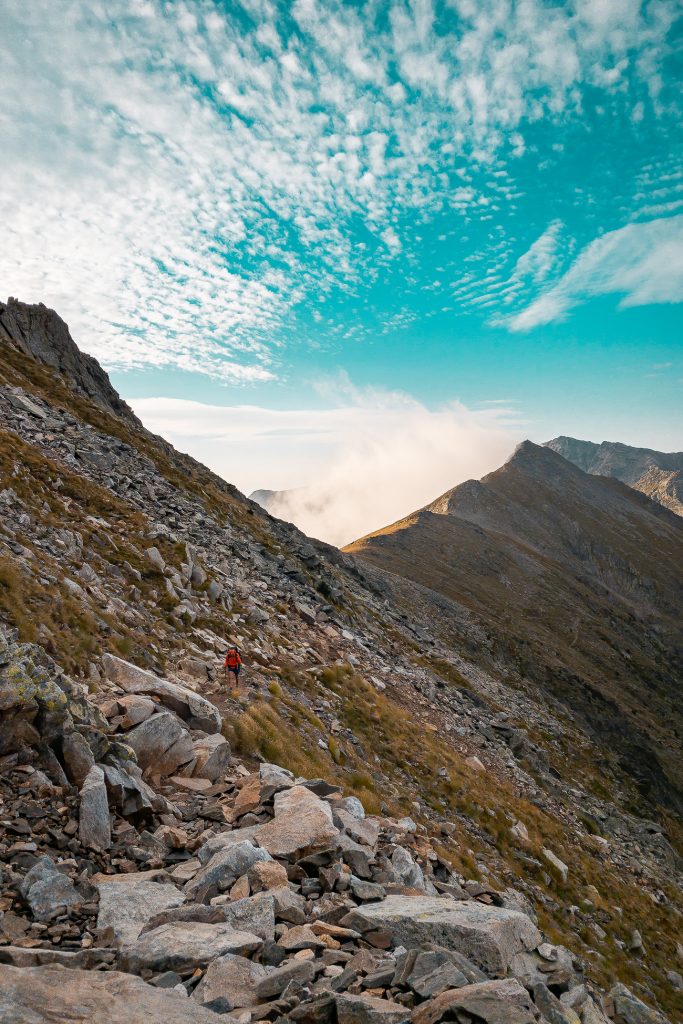 Ascension Pic du Canigou par cheminée