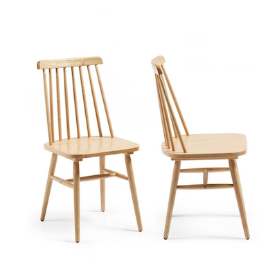 Drawer chaises bois brut style scandinave