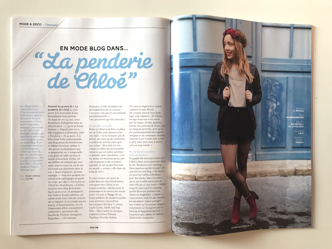 influenceuse dans les magazines presse