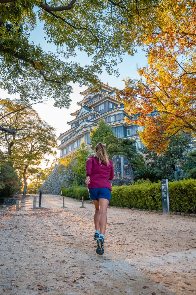 courir au japon influenceuse sport