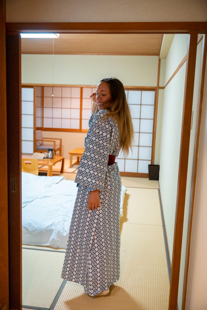 Porter le kimono dans un ryokan