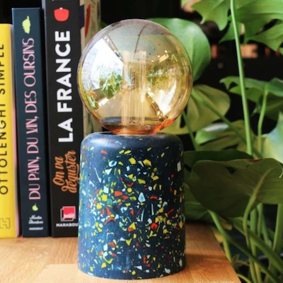 Lampe design en terrazzo cadeau déco