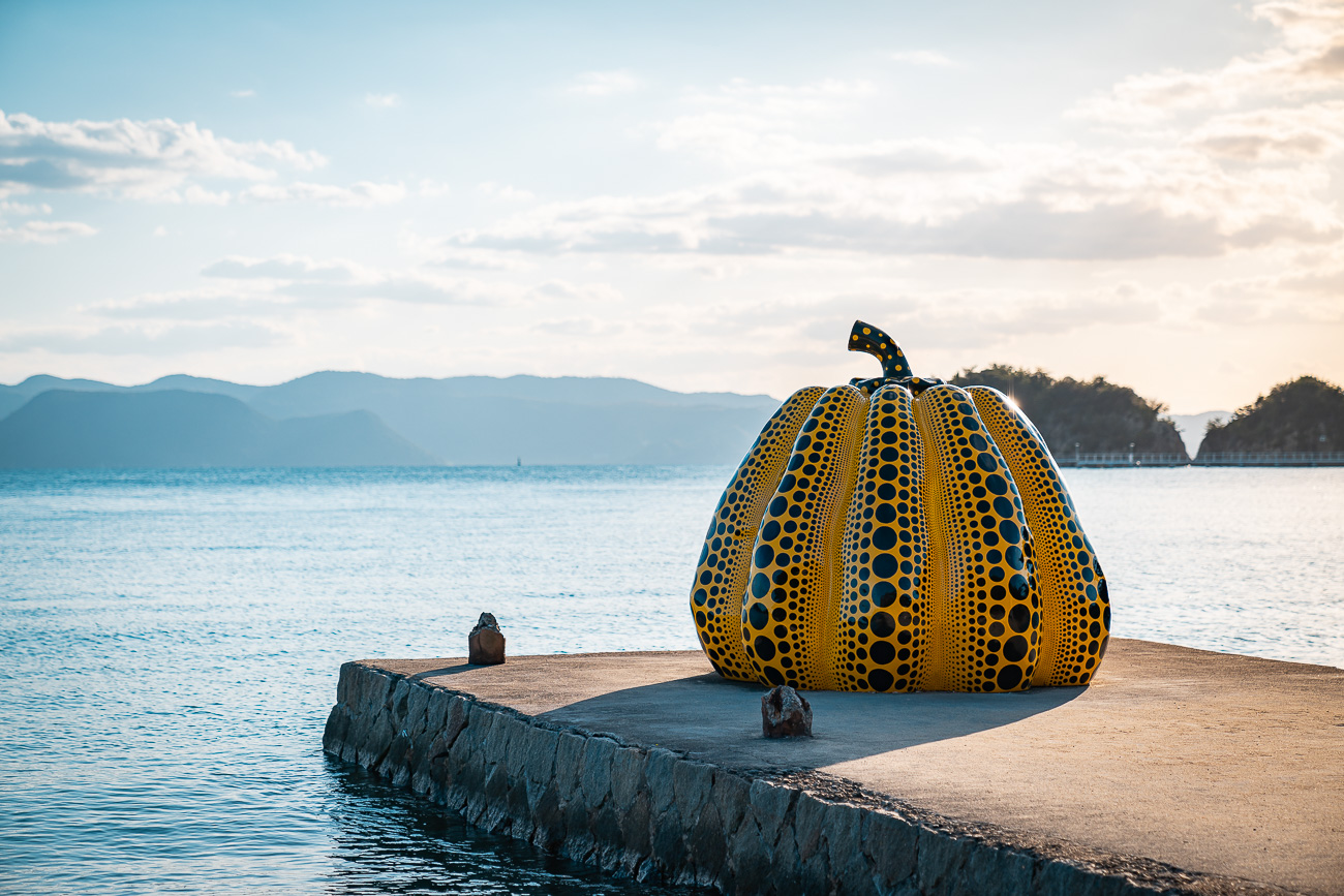 Citrouille Jaune à Naoshima au Japon