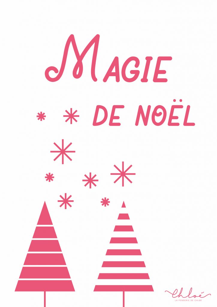 affiche noel à imprimer