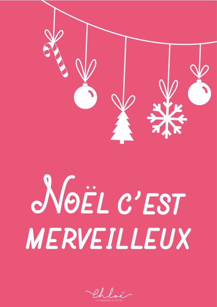 affiche noel à télécharger
