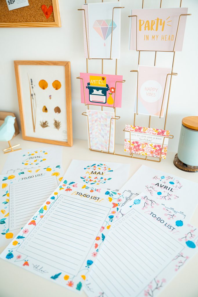 printables et calendriers printemps avril mai juin